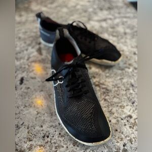 Vivo Barefoot Men's Black Minimalist Sneakers with White Trim